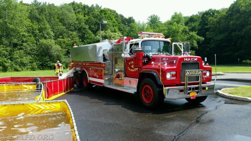The 3rd Tanker 4 during a Tanker Shuttle Drill in New Canaan, CT - 7/12/15